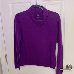 Prive purple cashmere sweater size medium